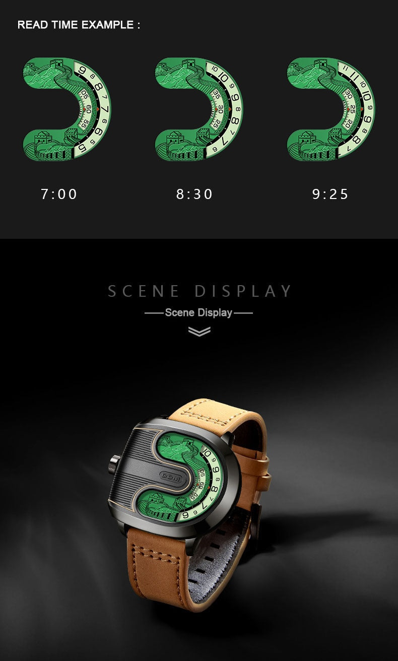 DOM Waterproof U-Shaped Rotating Pointer Watch for Men - Premium Watches from Dressmycell.com - Just $65.00! Shop now at Dressmycell.com DOM Waterproof U-Shaped Rotating Pointer Watch for Men - Premium Watches from Dressmycell.com - Just $65.00! Shop now at Dressmycell.com